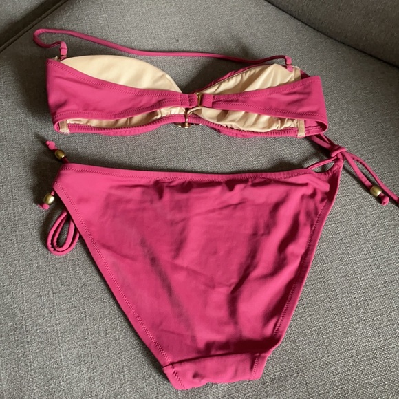 Victoria Secret Mauve Bikini with Gold Flower - Picture 5 of 11